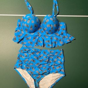 Torrid Pineapple Swim Suit